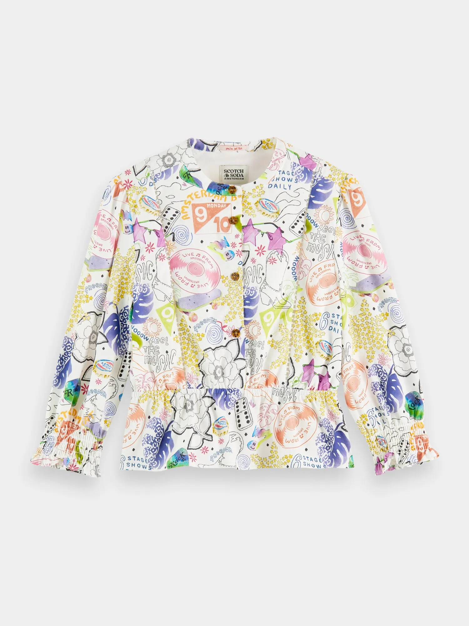 Kids - Printed blouse