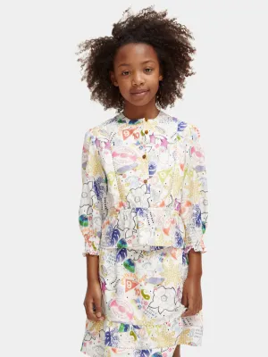 Kids - Printed blouse