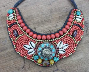 Large Tibetan Traditional Necklace