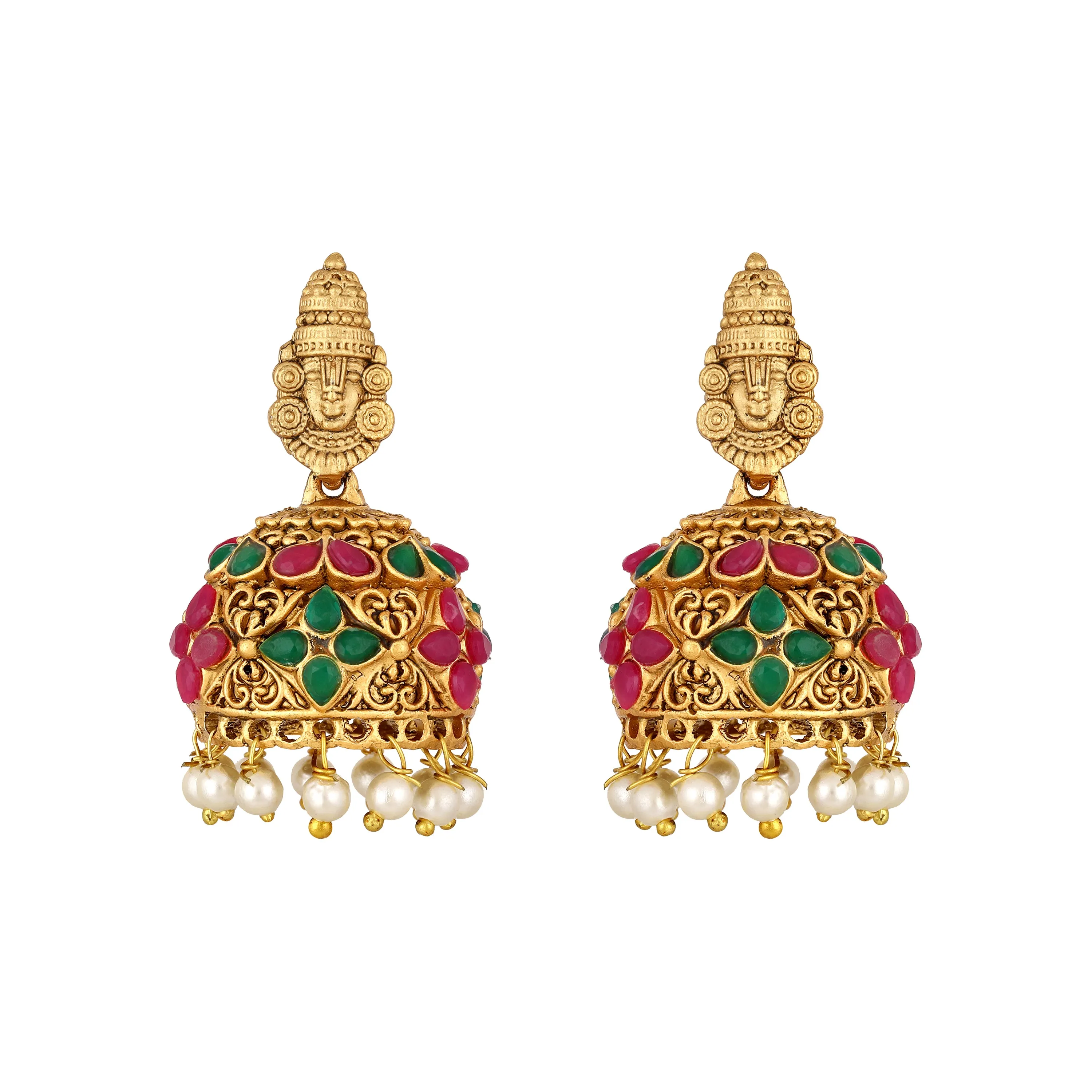 Lord Shiv parvati Kundan Necklace Set