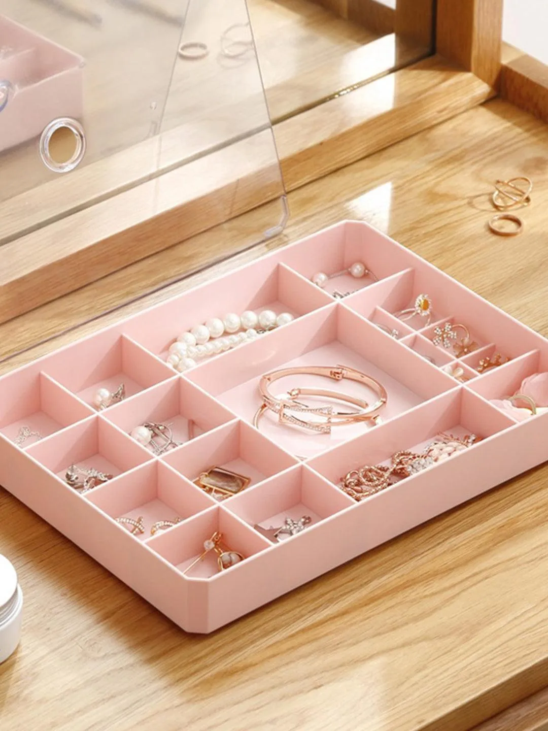 Market99 Makeup Organizer For Rings Earrings Necklaces