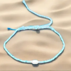 Matira Freshwater Pearl Beaded Anklet