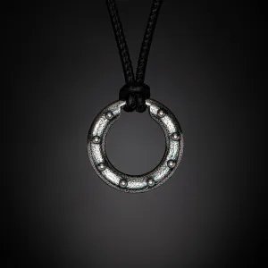 Men's Sterling Silver Orbit Pendant by William Henery Studio