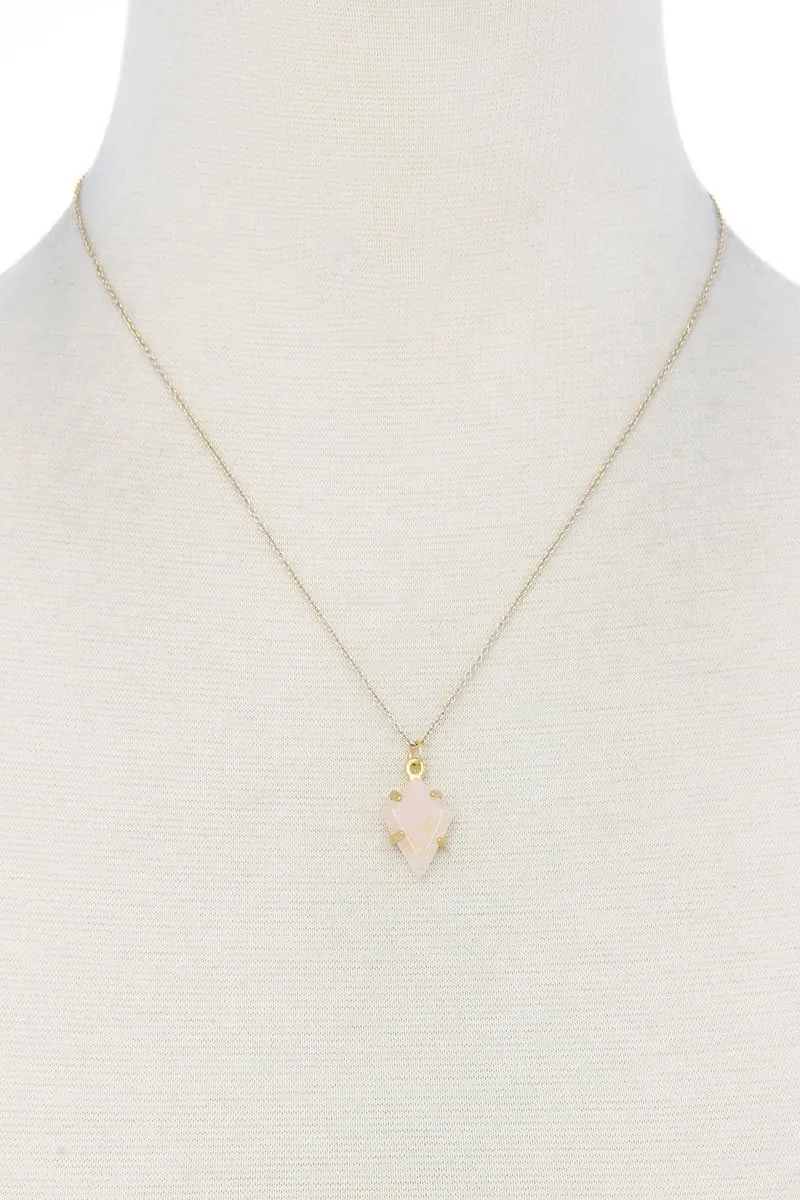 Modern Fashion Stone Pendant Necklace