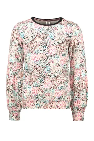 Multi Spots Long Sleeve Top