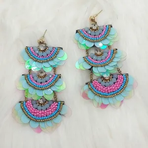 NADIA-MULTICOLORED FUNKY EARRINGS