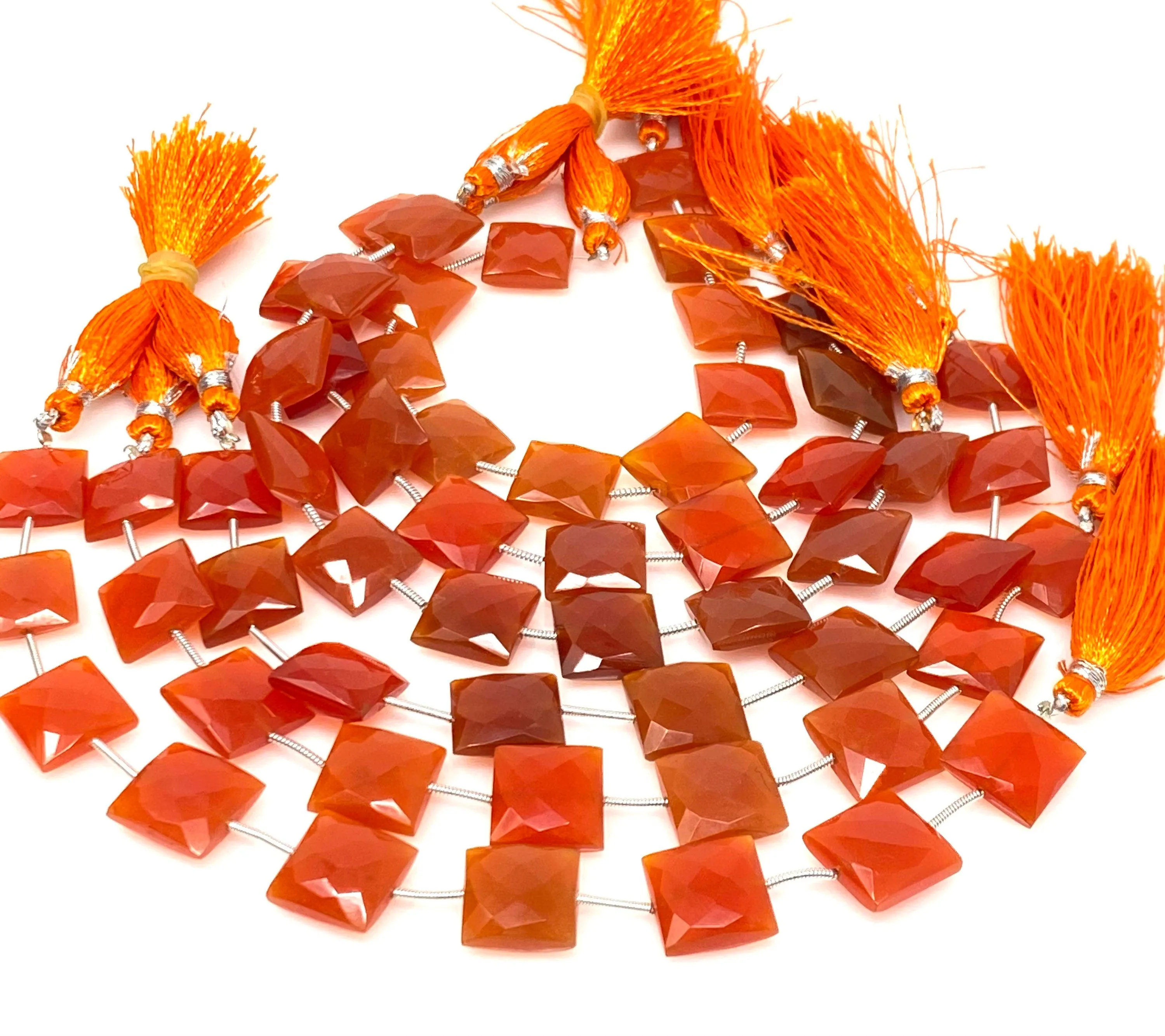 Natural Carnelian Gemstone Beads, Jewelry Supplies, Bulk Wholesale Beads, 13.5mm - 14mm