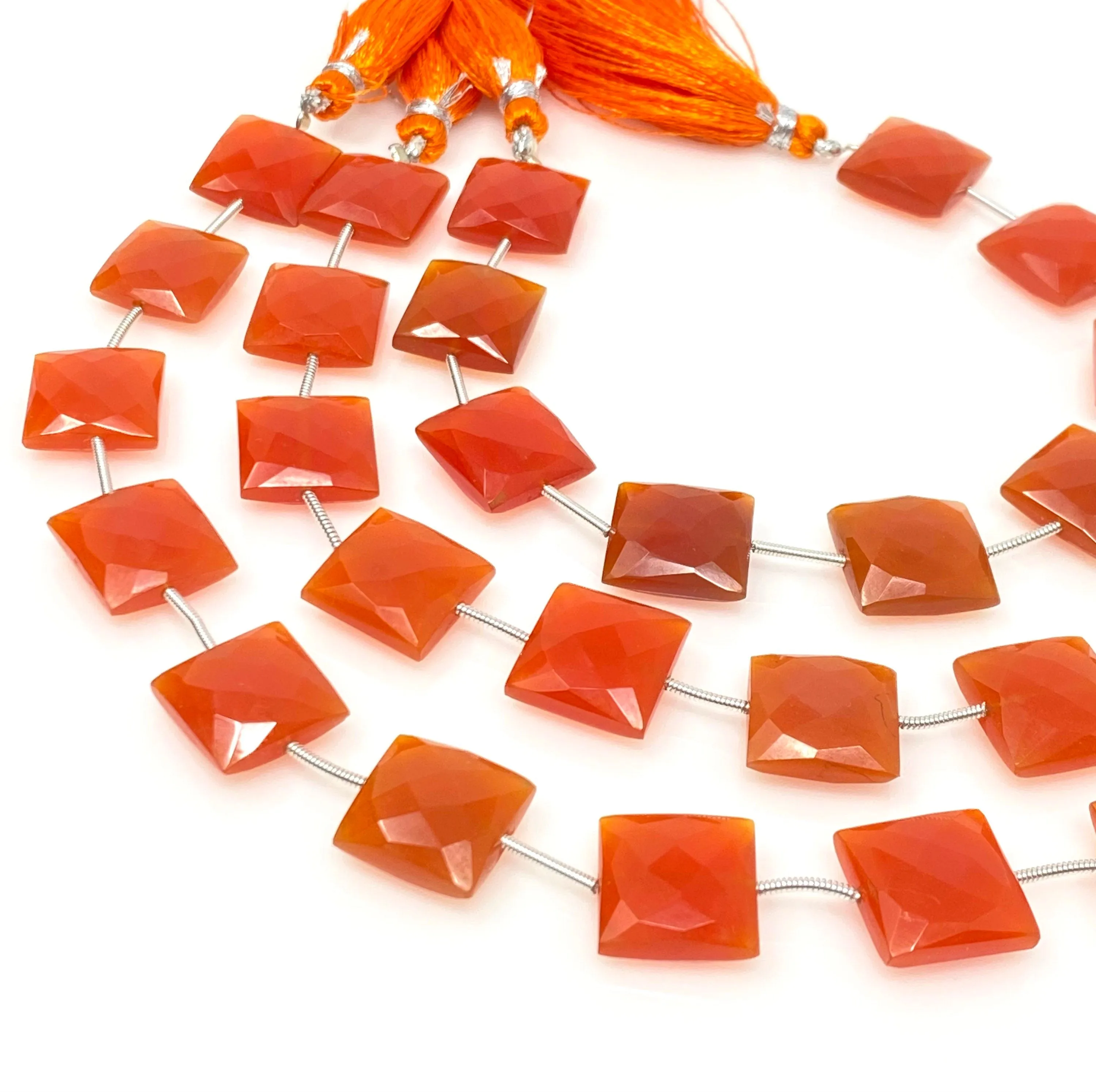 Natural Carnelian Gemstone Beads, Jewelry Supplies, Bulk Wholesale Beads, 13.5mm - 14mm