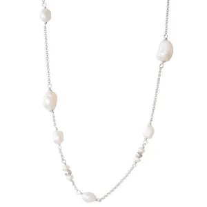 Opera Silver Freshwater Necklace