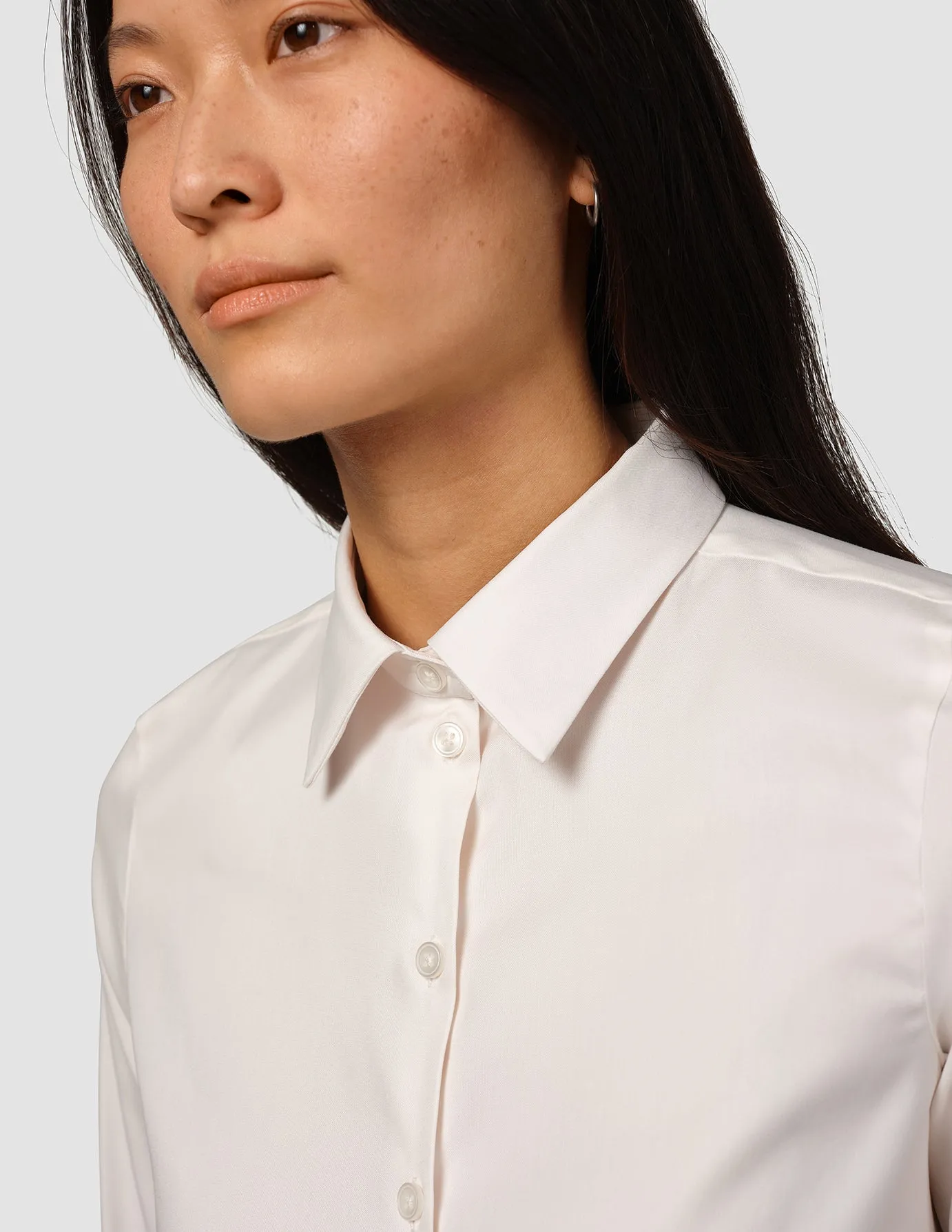 Oxford Shirt White Orchid