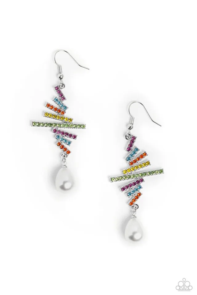 Paparazzi Earring ~ Timeless Tapestry - Multi