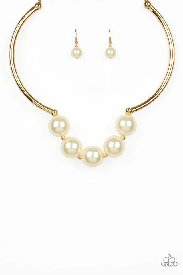 Paparazzi Necklace ~ Welcome To Wall Street - Gold