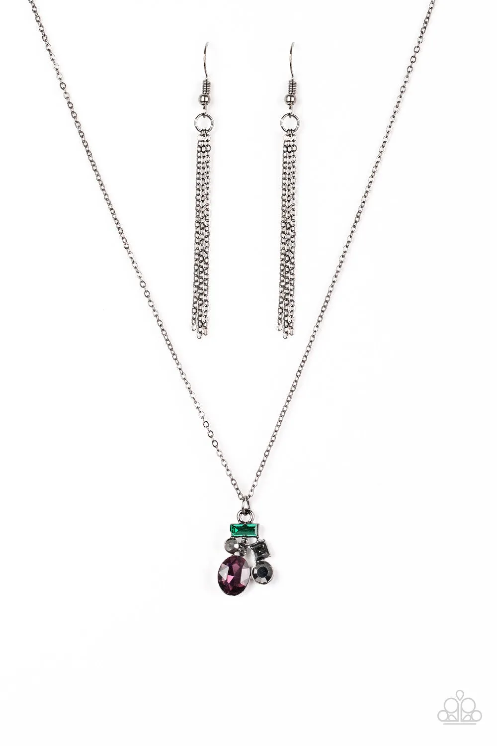 Paparazzi Time To Be Timeless Multi Short Necklace