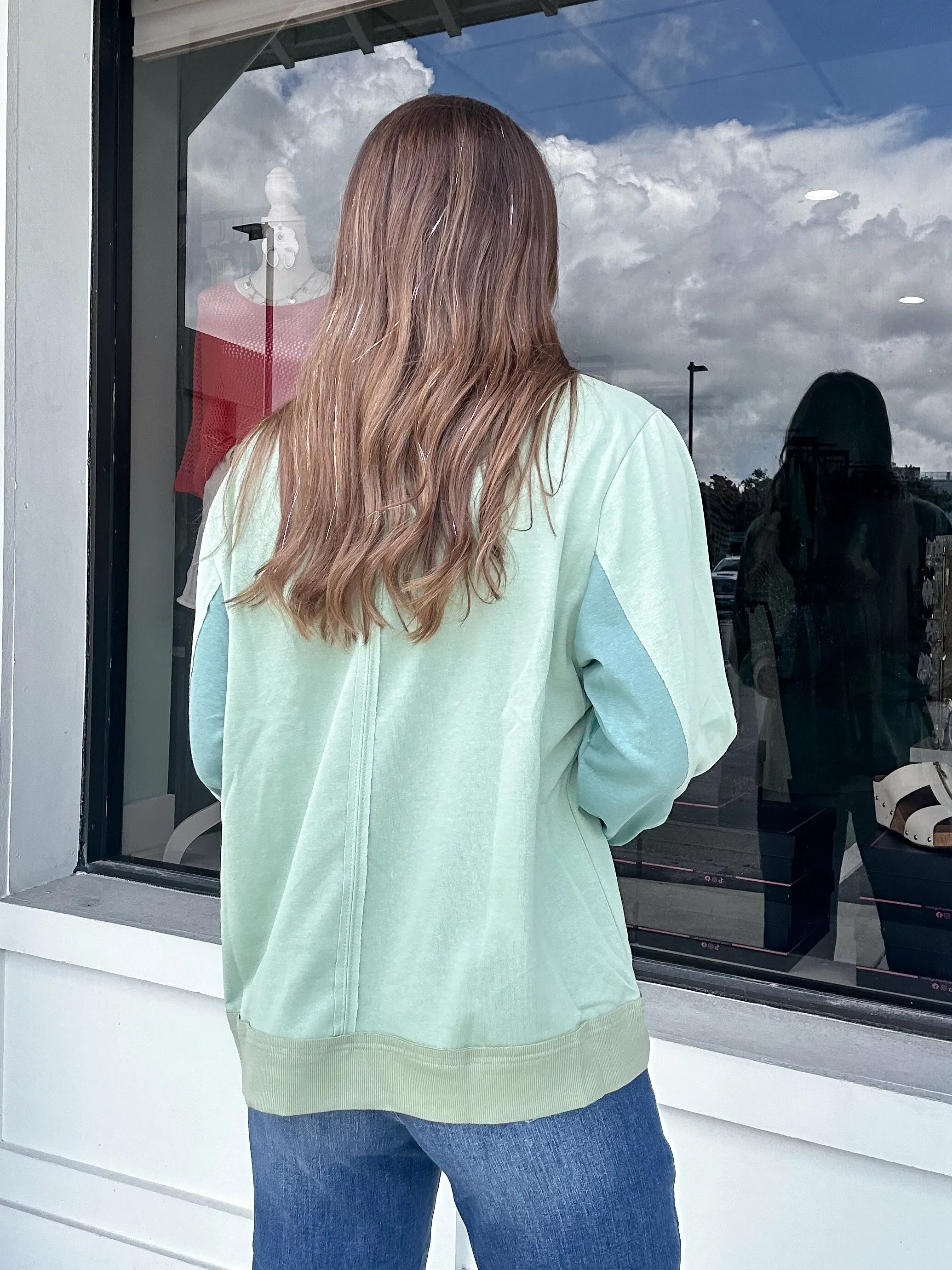 Peace Stud Patch Sweatshirt