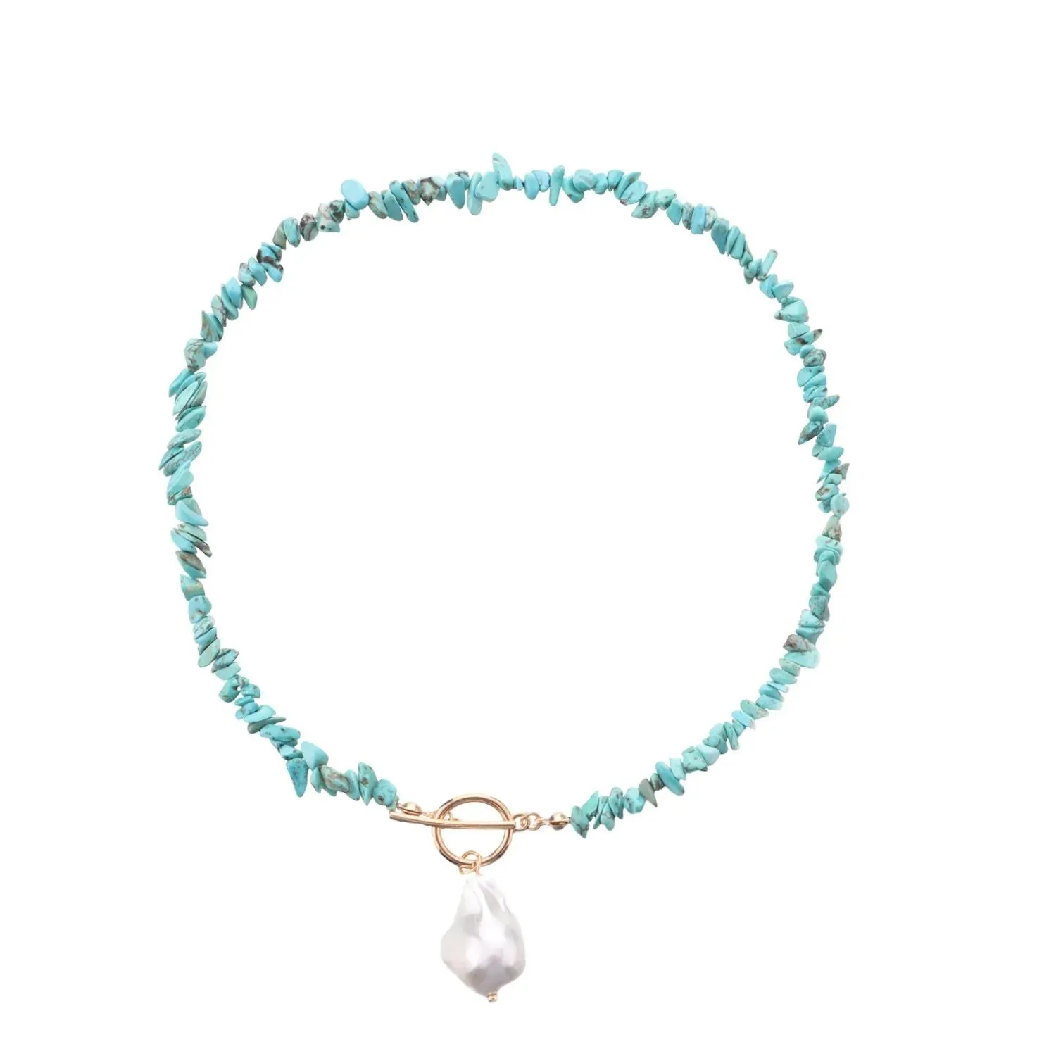 Pearl Turquoise Necklaces Colors Collection