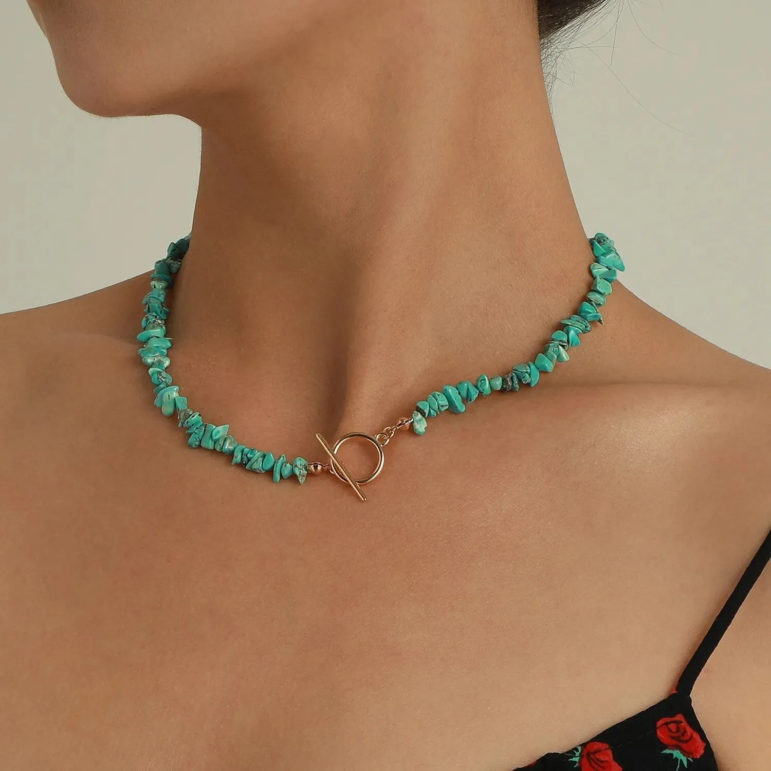 Pearl Turquoise Necklaces Colors Collection