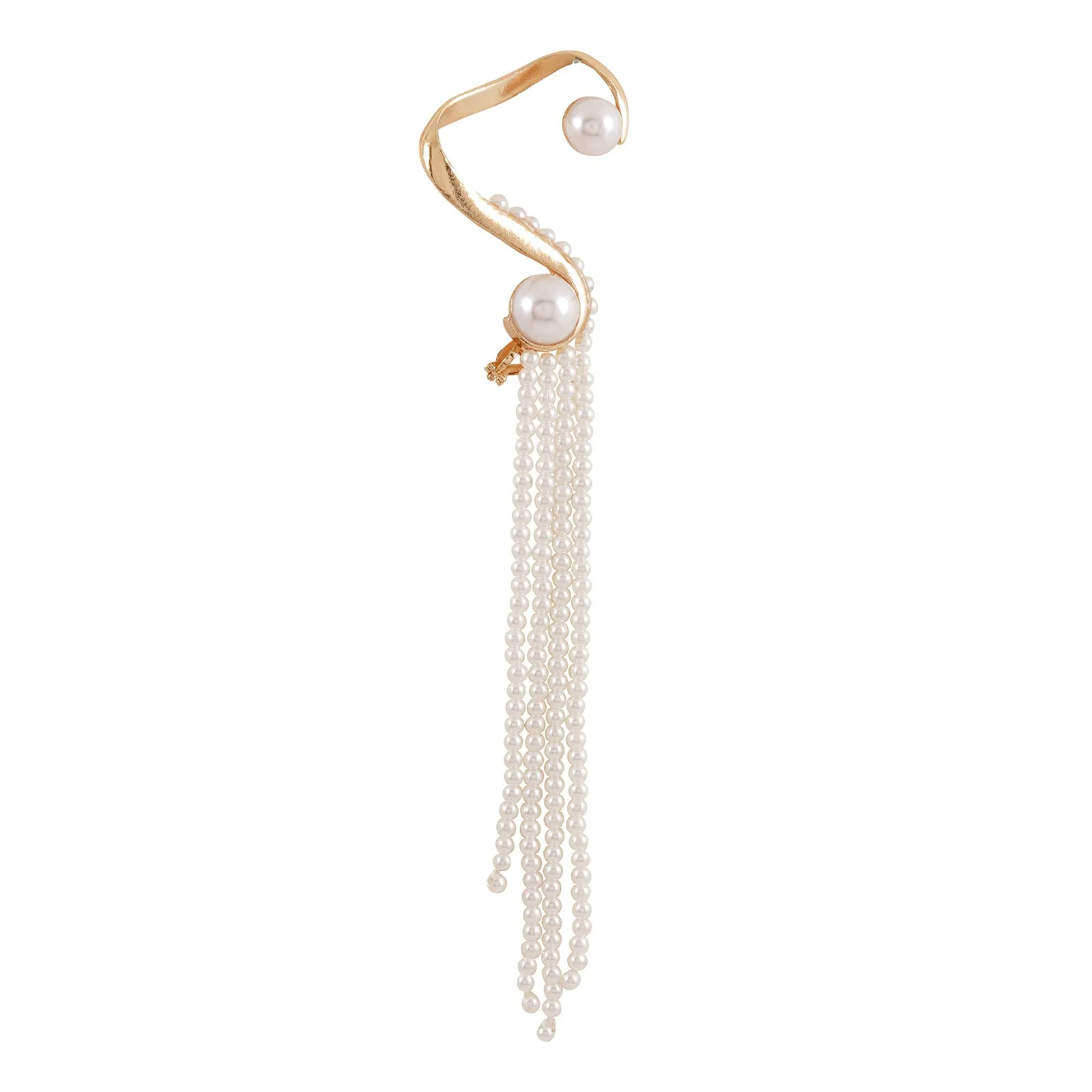 Pearline Gold Earcuff