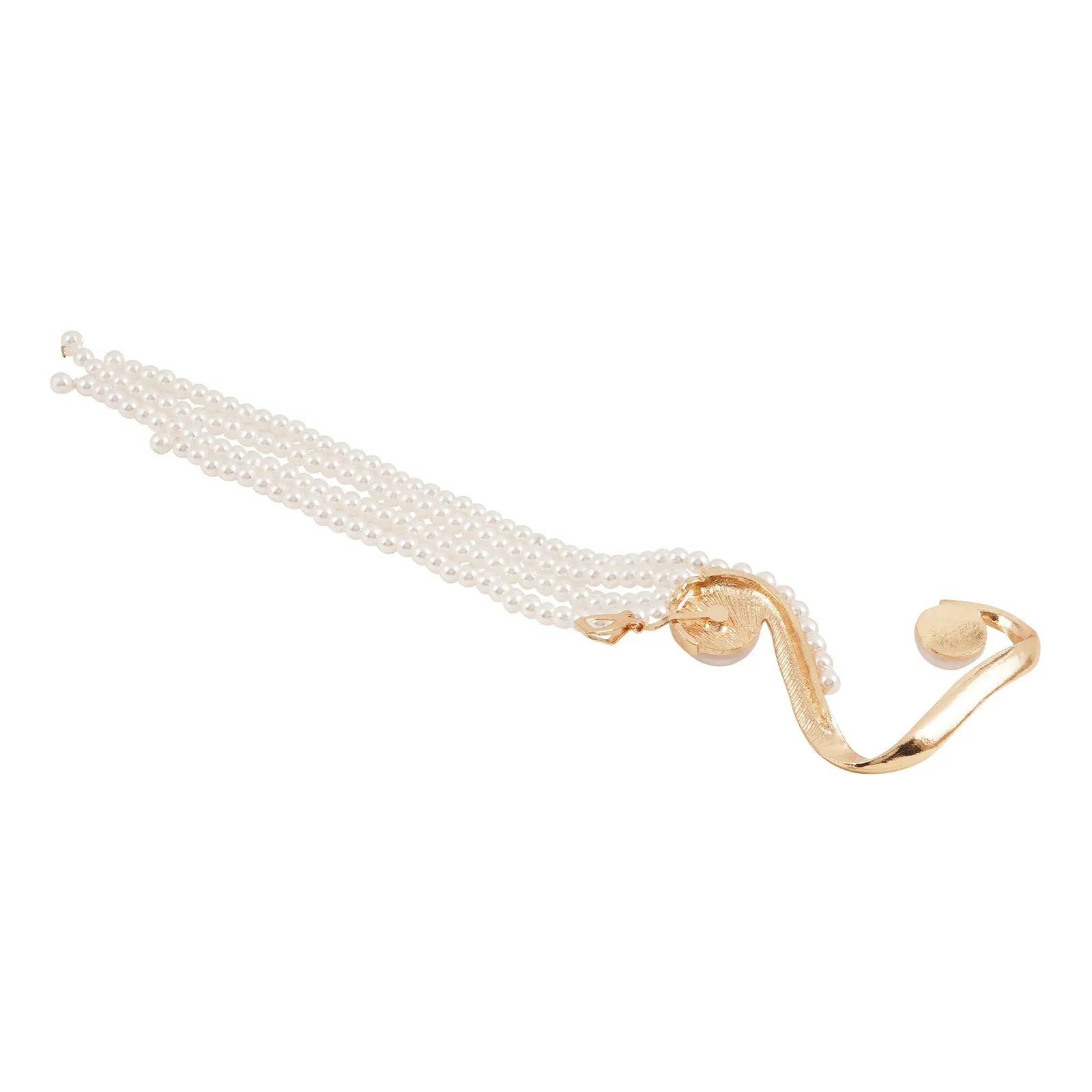 Pearline Gold Earcuff