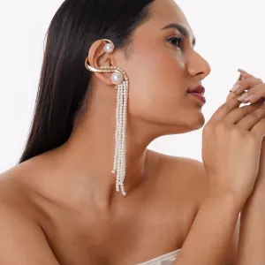 Pearline Gold Earcuff