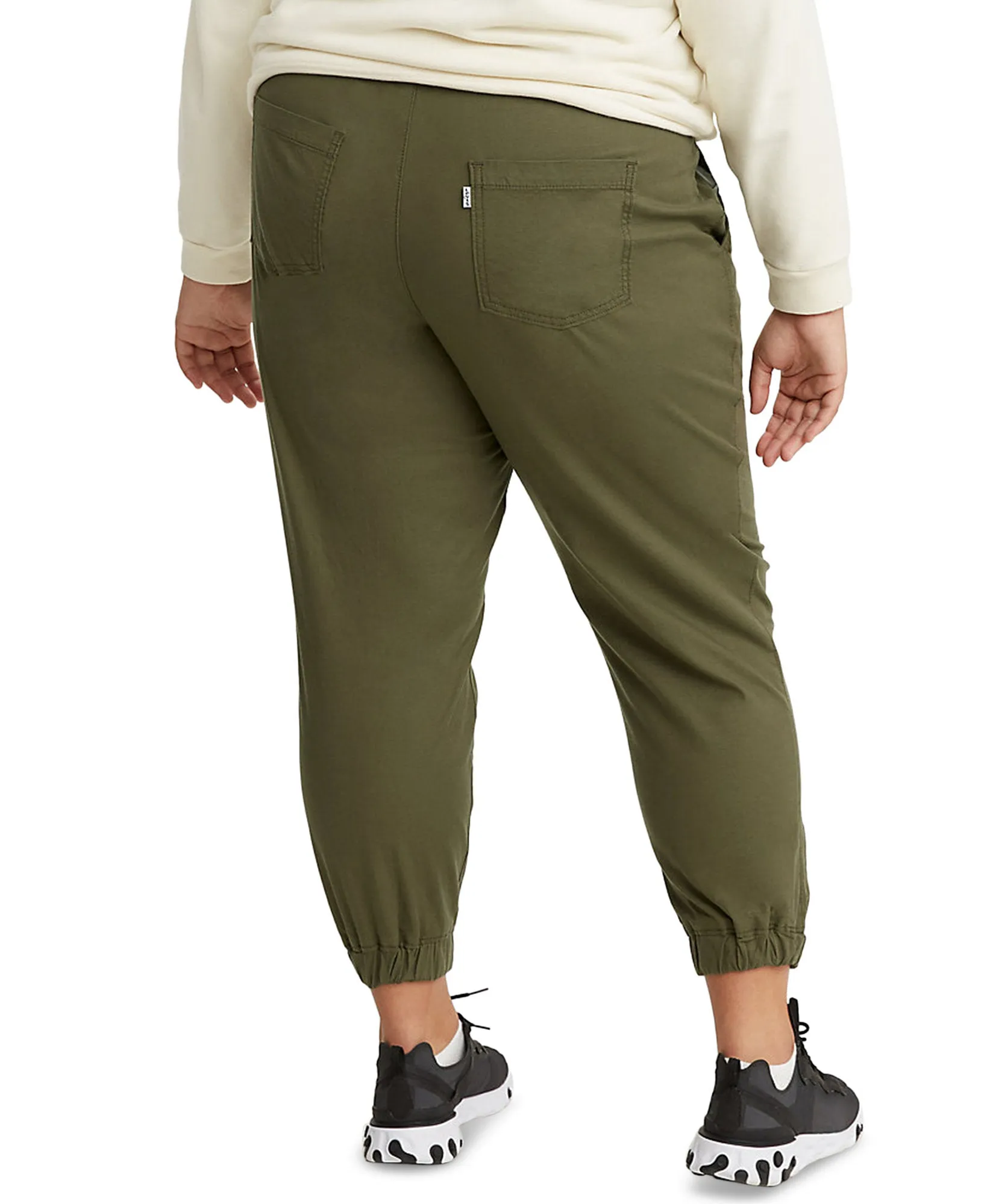 Plus Trendy Belted Jet Set Joggers