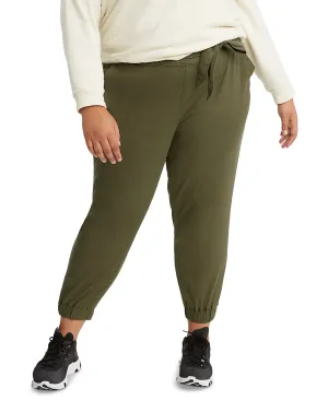 Plus Trendy Belted Jet Set Joggers