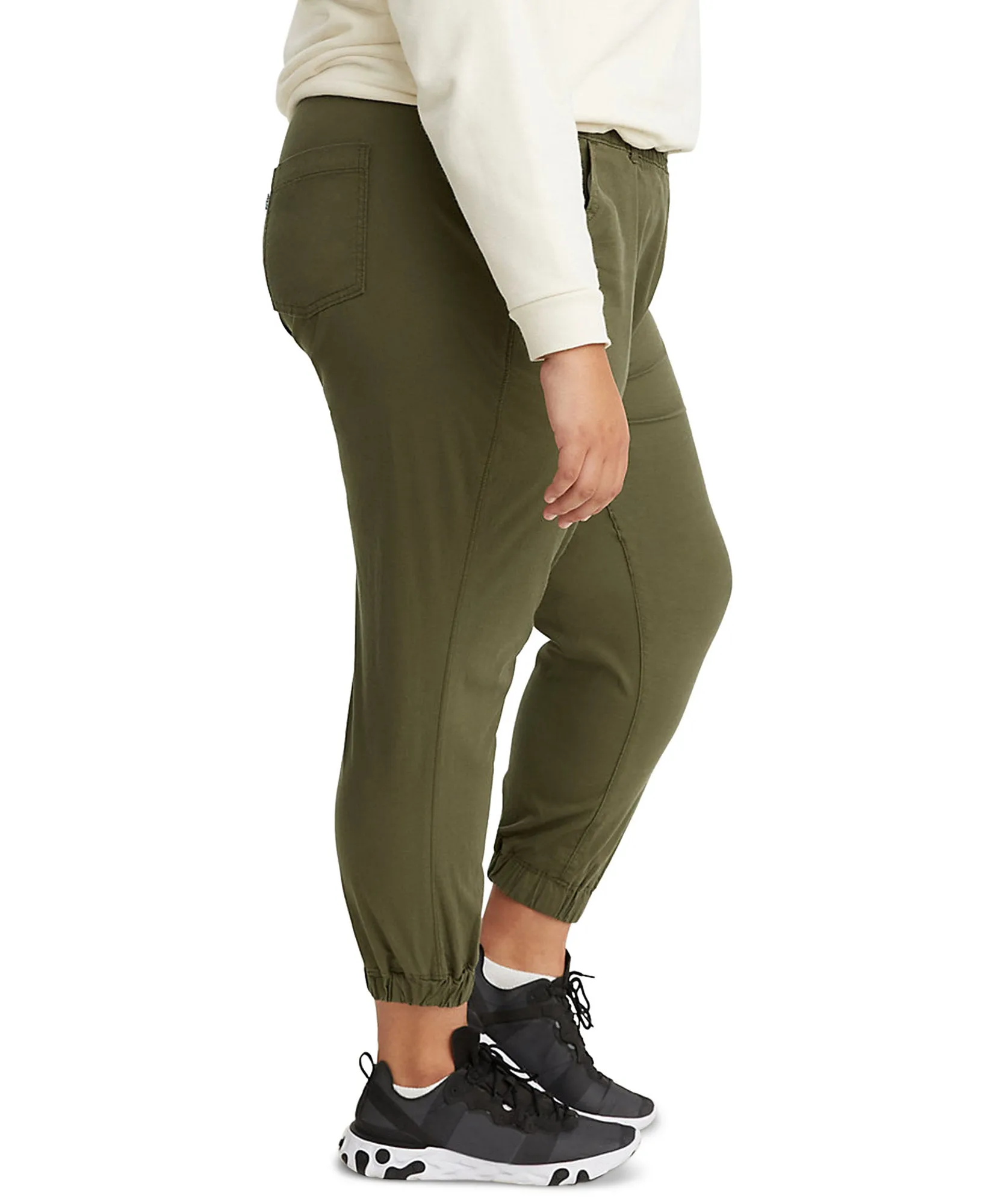 Plus Trendy Belted Jet Set Joggers