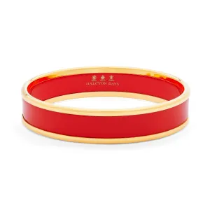 Red & Gold Enamel Bangle