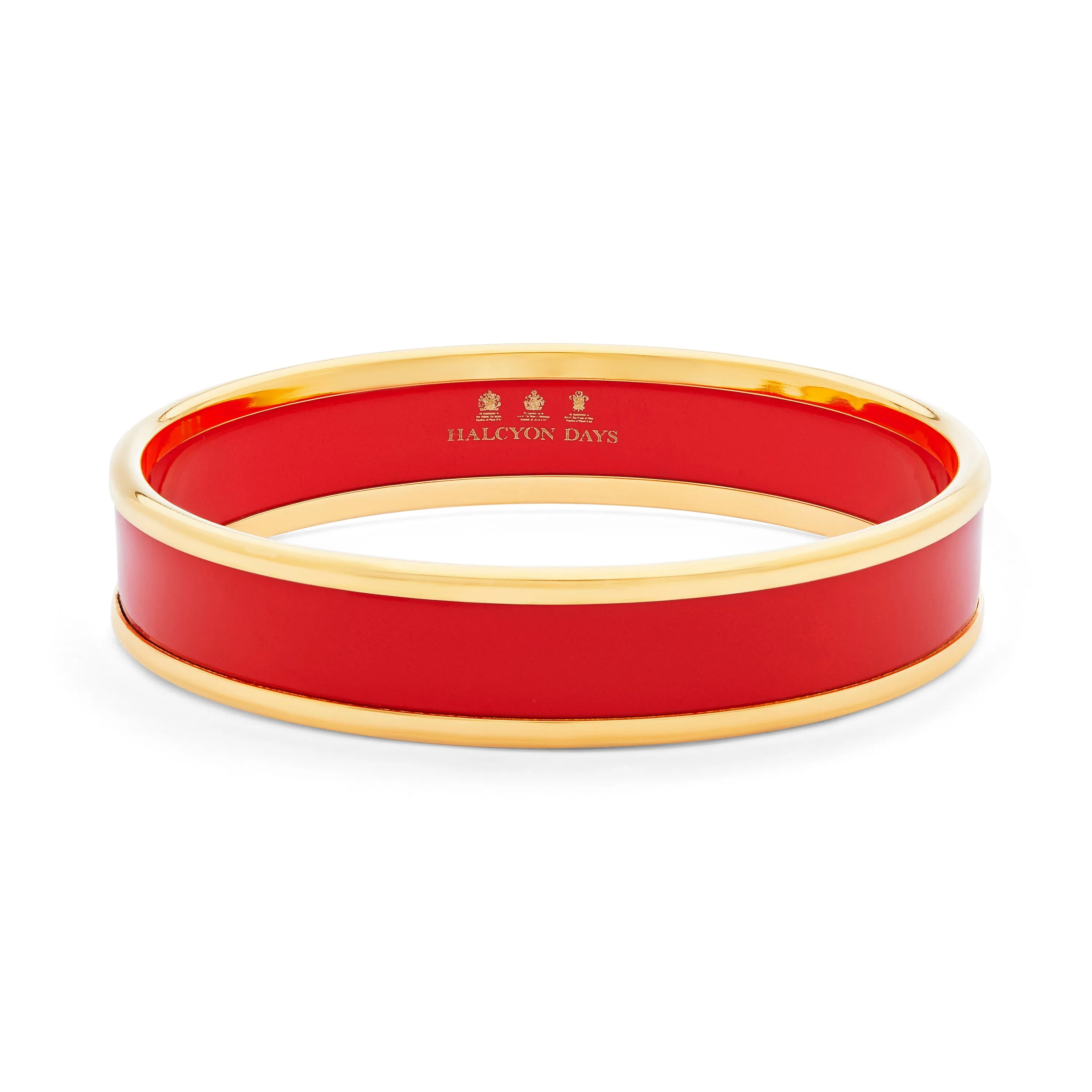 Red & Gold Enamel Bangle