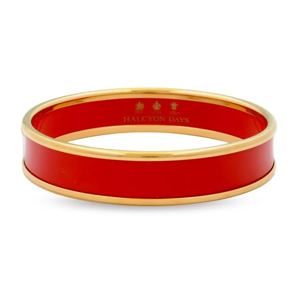 Red & Gold Enamel Bangle