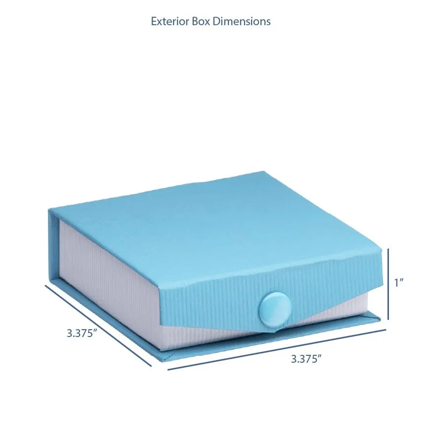 Ribbed Paper Snap Universal/Utility Box, Prim Collection