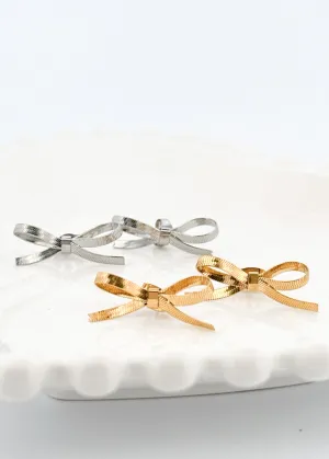 Ribbon Bow Earrings
