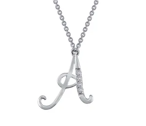 Script Initial Necklace