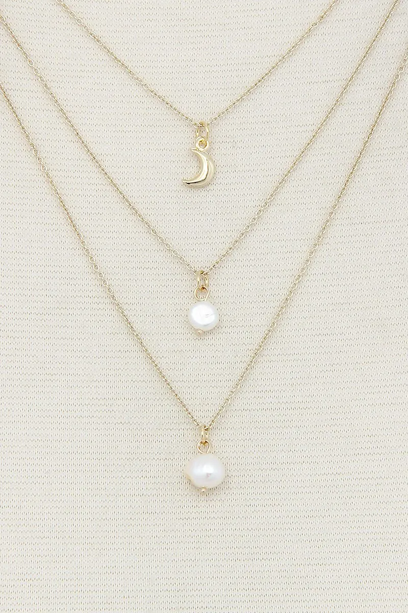 Sexy Chic Pearl 3 Layer Necklace
