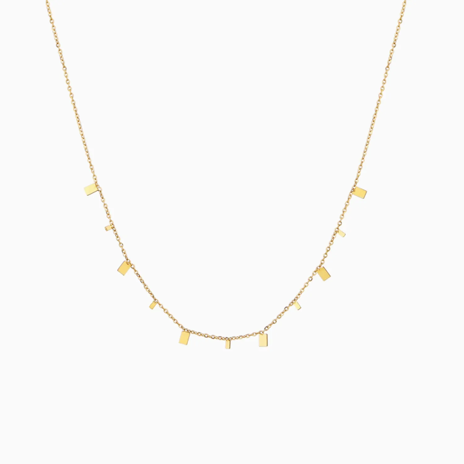 Shiny Fragment Chain Choker