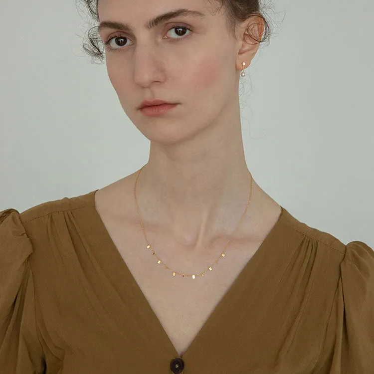 Shiny Fragment Chain Choker
