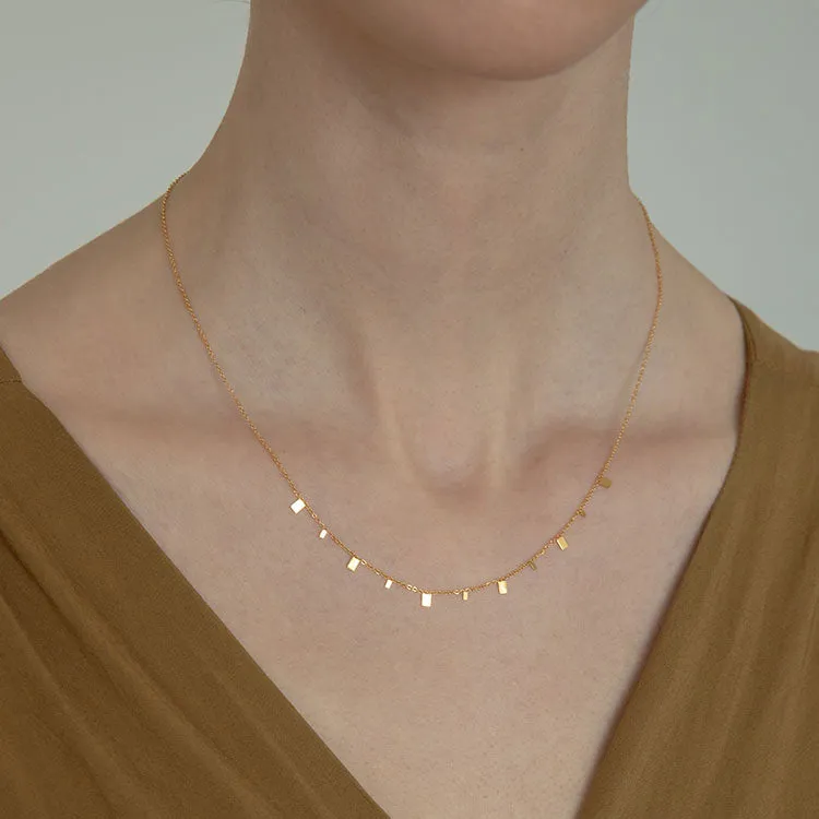 Shiny Fragment Chain Choker