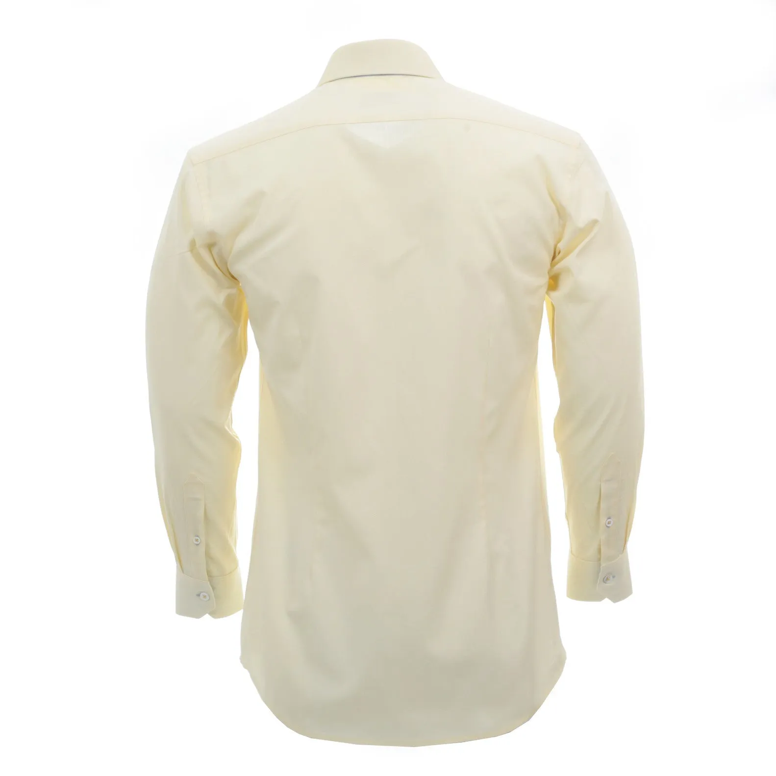 Shirt - Broadcloth plain yellow