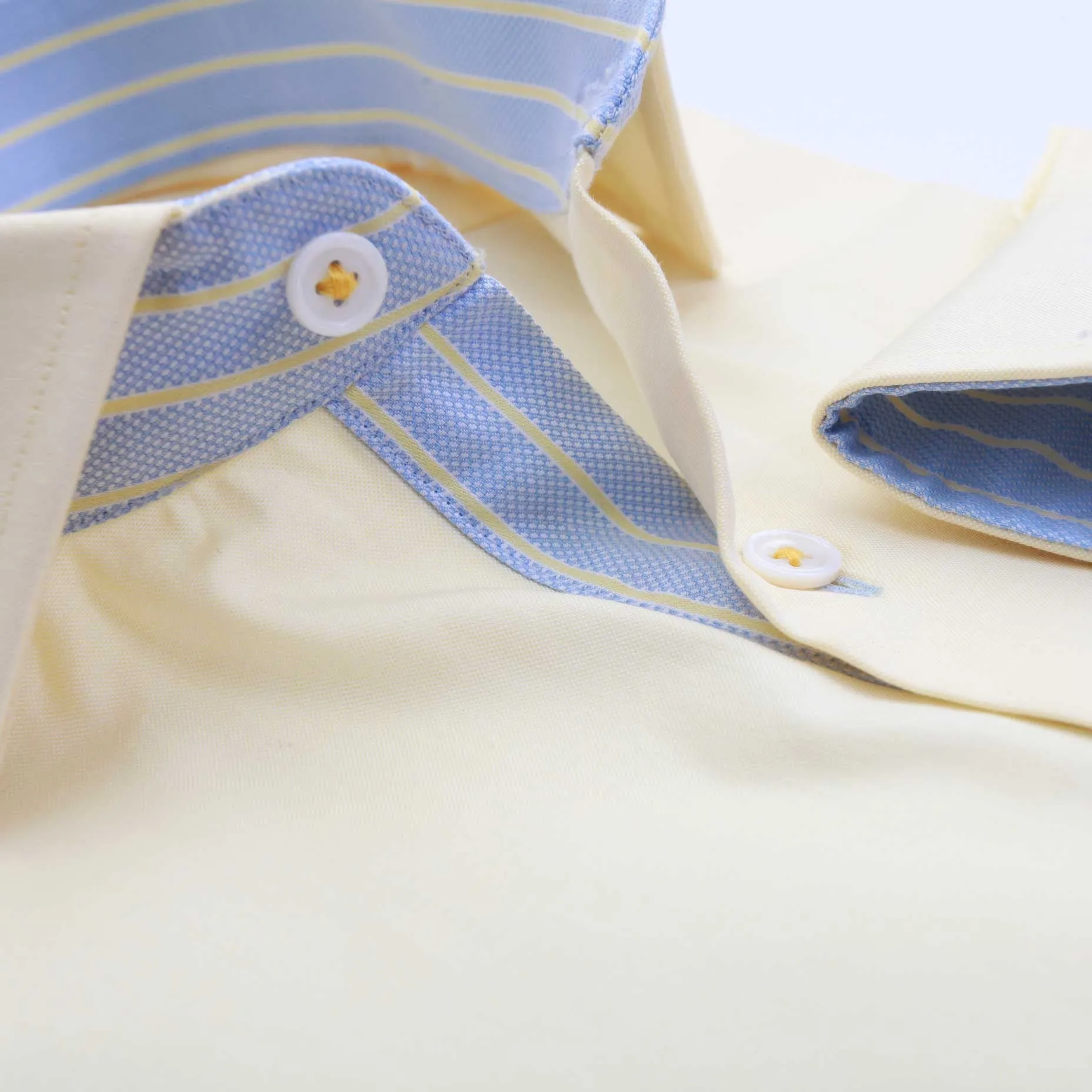 Shirt - Broadcloth plain yellow