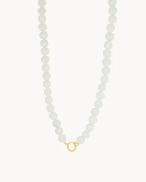 Short Timeless Pearl Mvintage Charm Chain, Gold