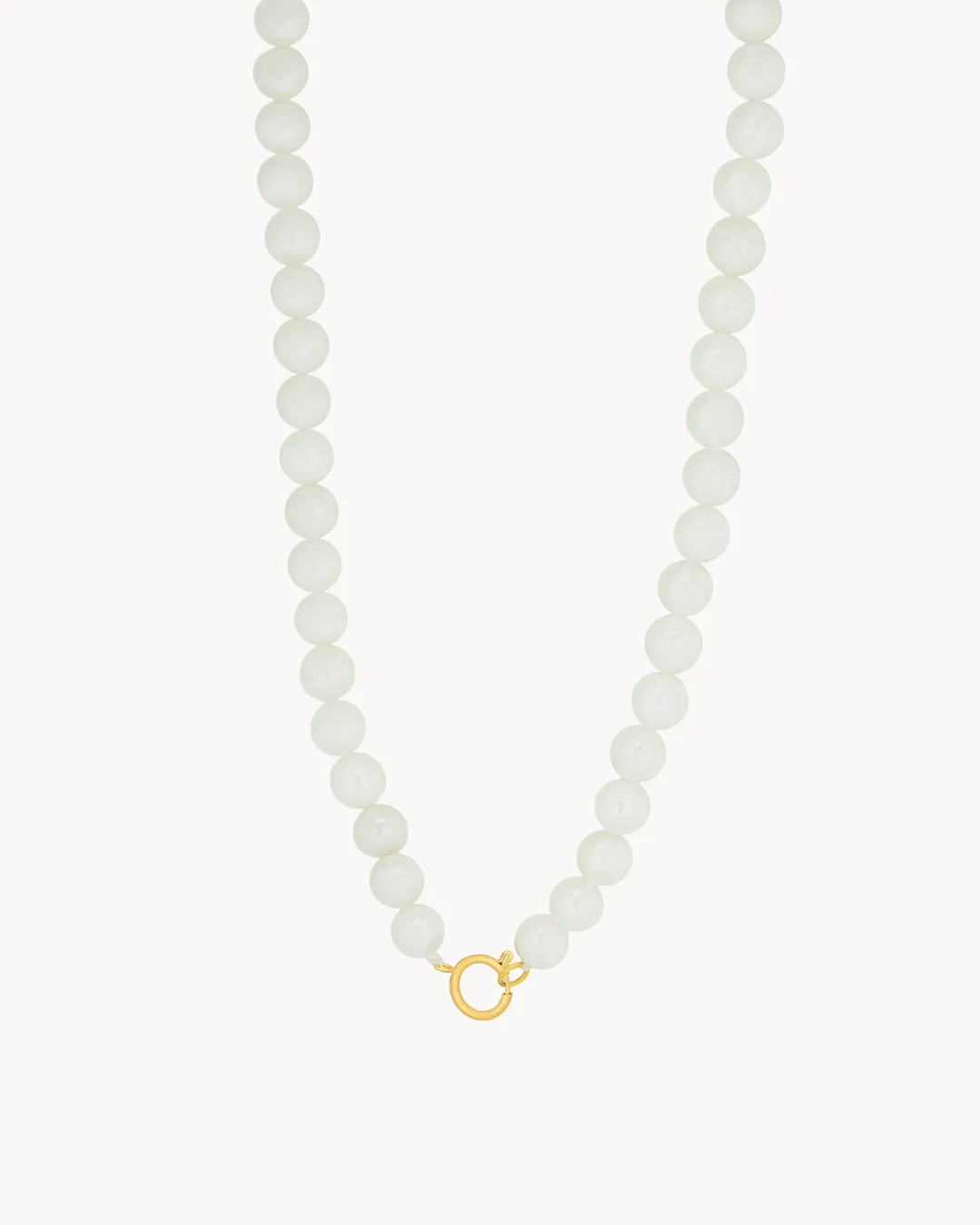 Short Timeless Pearl Mvintage Charm Chain, Gold