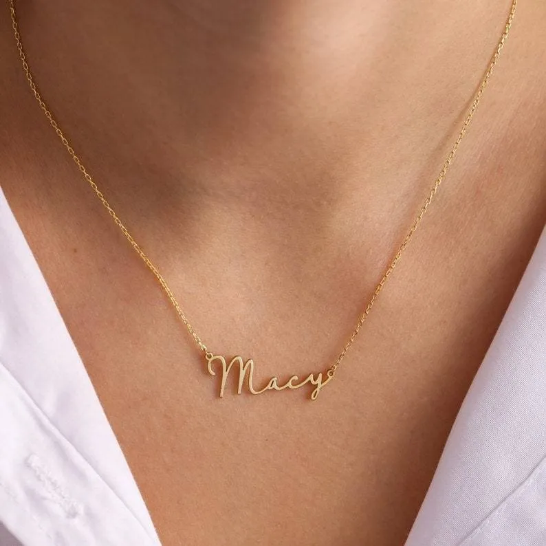 Signature Name Necklace