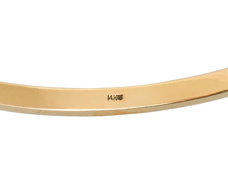 Sloan & Co. Oval Gold Antique Bangle