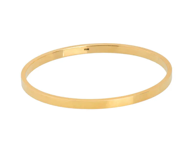 Sloan & Co. Oval Gold Antique Bangle
