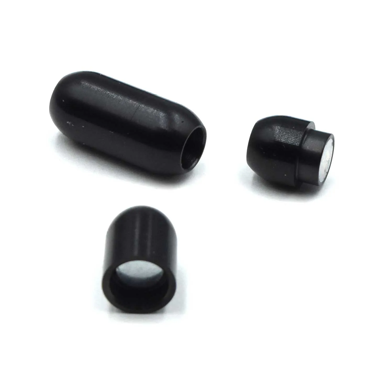 Smooth Barrel Clasp 5mm- Black