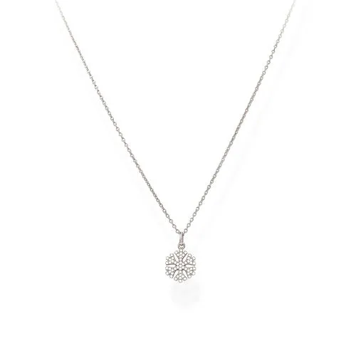 Snowflake Silver Necklace | Amen