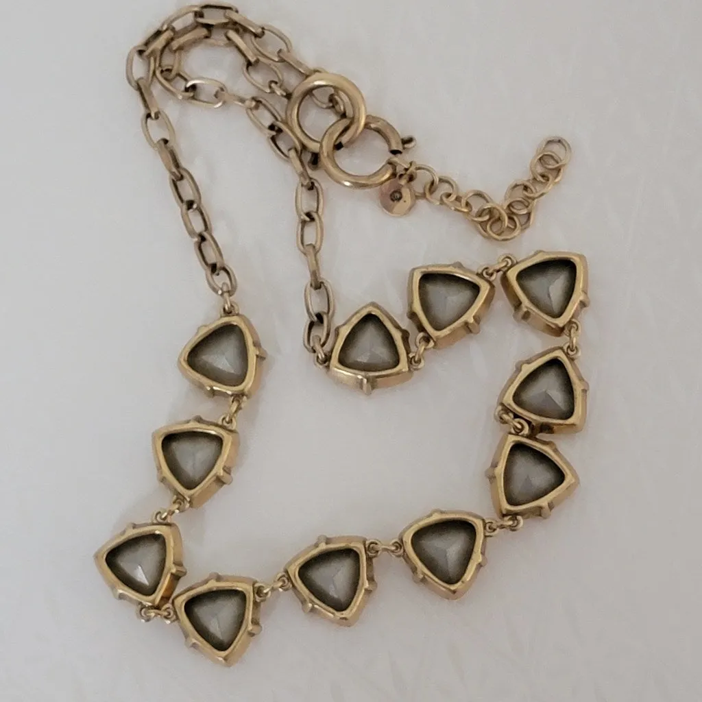 Stella & Dot Triangle Rhinestone Choker