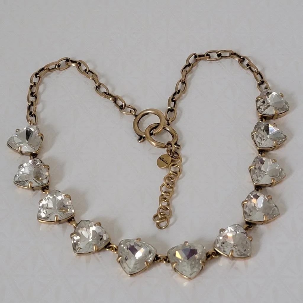 Stella & Dot Triangle Rhinestone Choker