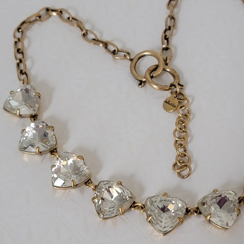 Stella & Dot Triangle Rhinestone Choker