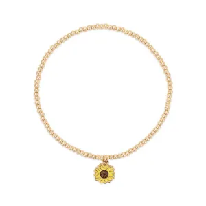 Sunflower Stretch Anklet