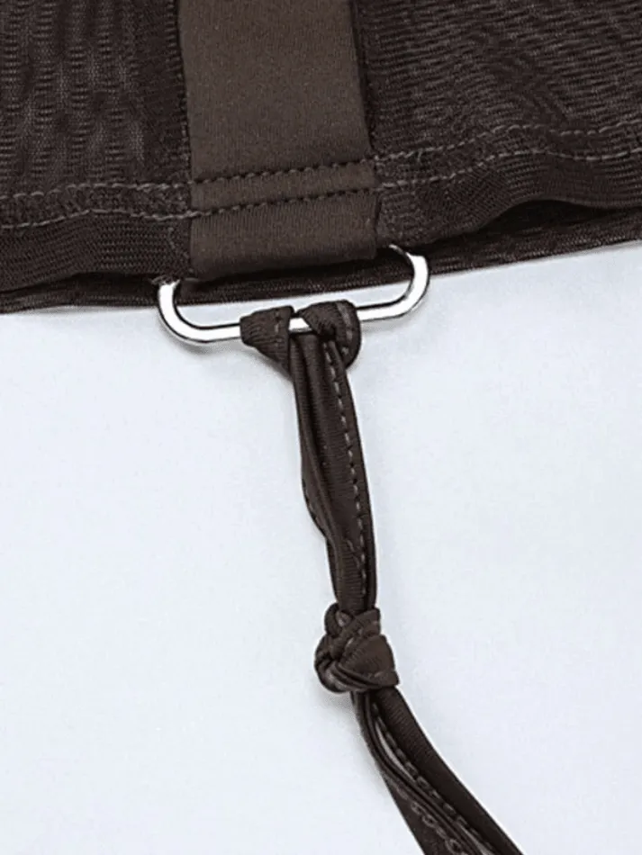 Tie Strap Seam Trendy Detail Boyfriend Jeans